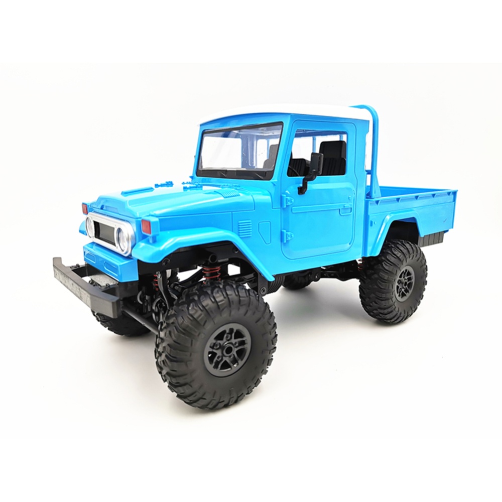 MN Model MN45 RTR 1/12 2.4G 4WD RC Car with LED Light Crawler Climbing Off-road Truck Blue - Image 3