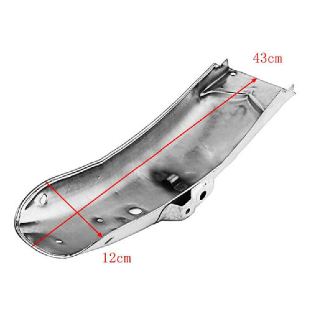 Metal Motorcycle Rear Front MudGuard Cover Protector Fit for CG125 Retro Modification plating_front rear - Image 2