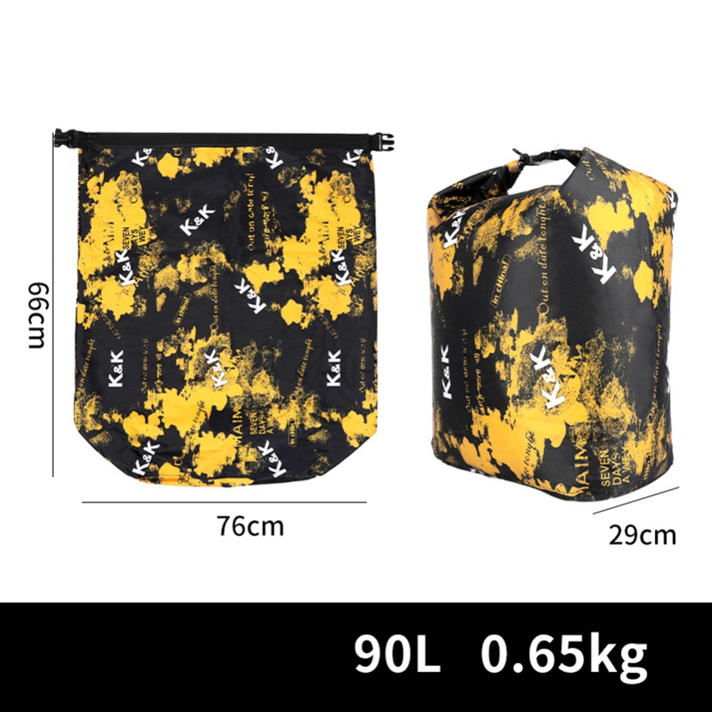 Live Fish Bag Foldable Portable Thickened Coated Waterproof Fishing Thick colorful large (capacity 90L)_Live fish bag - Image 3