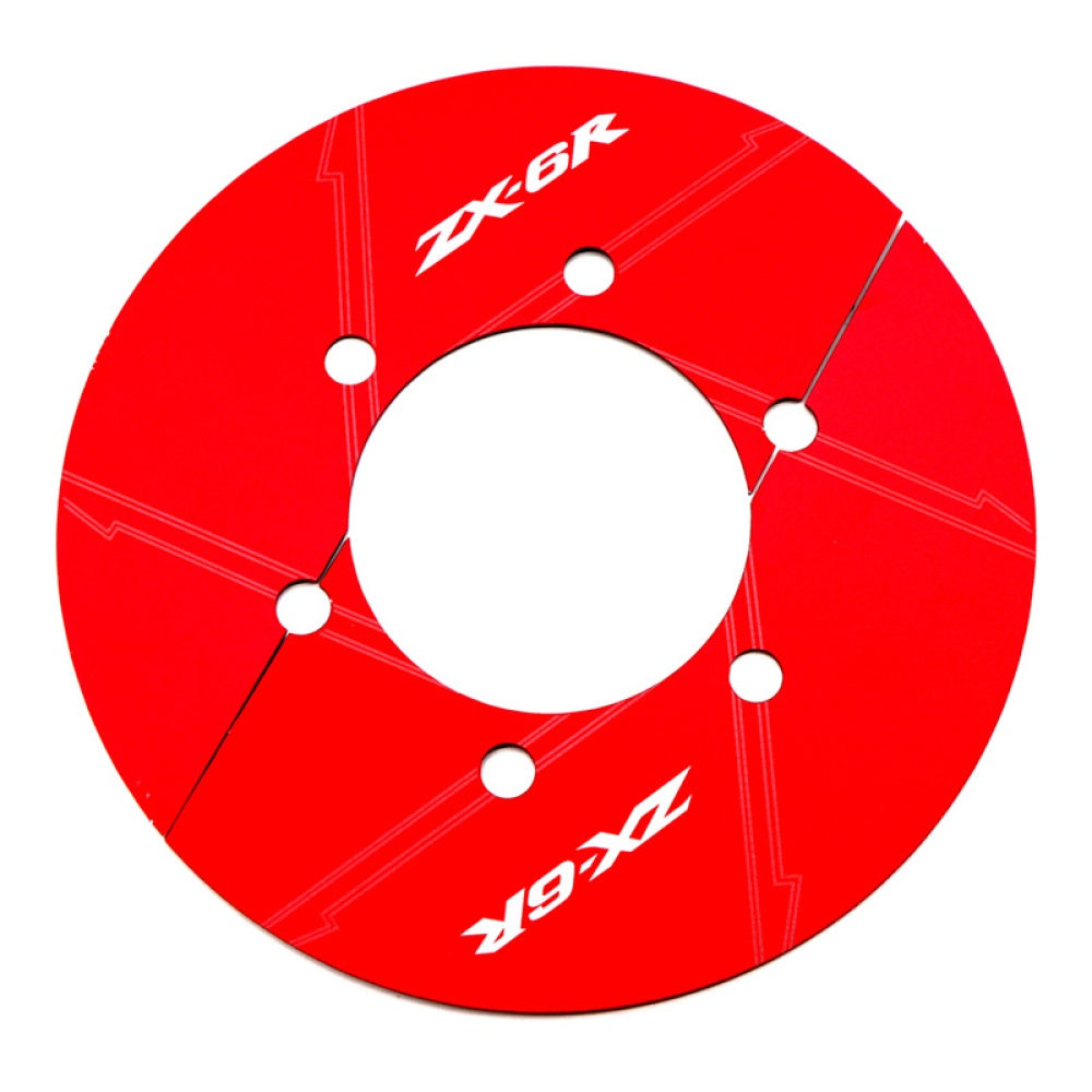 Motorcycle Rear Chain Gear Decorative Cover for KAWASAKI ZX-6R 13-17 red - Image 3