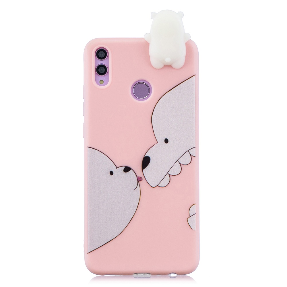 For Huawei Nova 3I 3D Cartoon Lovely Coloured Painted Soft TPU Back Cover Non-slip Shockproof Full Protective Case Striped bear - Image 3