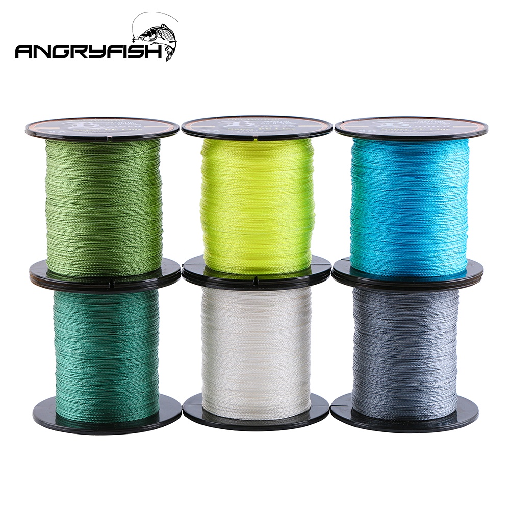 Advanced 300m/328yds 4 Braid Single Color Fishing Line - Yellow 0.10mm-12lb - Image 3