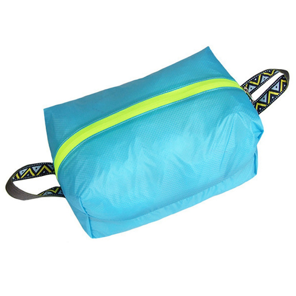 Outdoor Travel Light Shoes XL Storage Bag Portable Waterproof Laundry Wash Blue_XL - Image 2