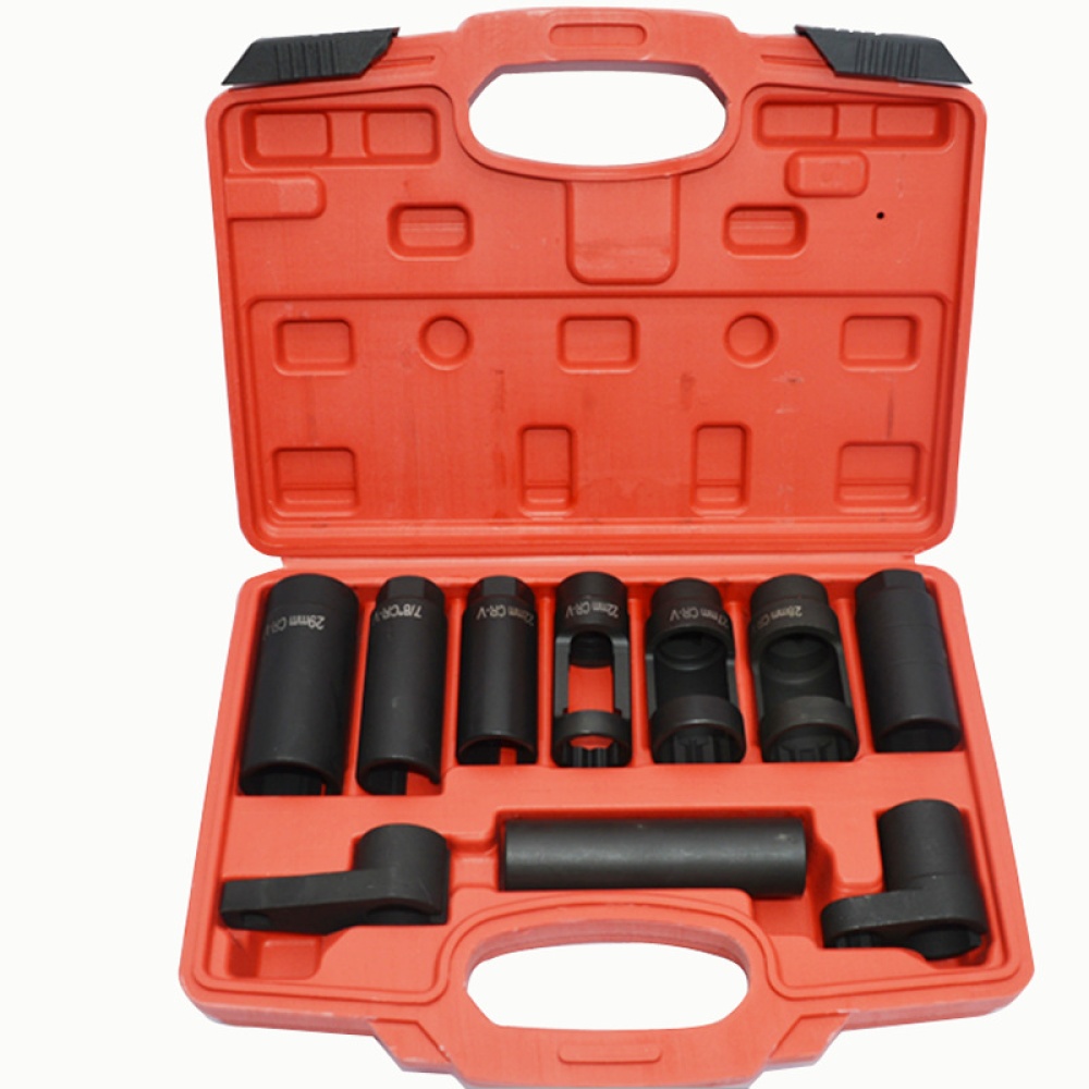 7PCS/10pcs Oxygen Sensor Socket Remover Tool Set Removal With Carrying Case Car Repair Kit Box 10PCS - Image 3