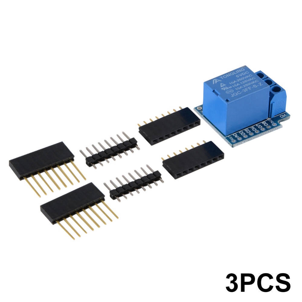 3pcs ESP8266 5V WIFI for Arduino WeMos D1 Mini Relay Shield Development Board TE685 - Image 2