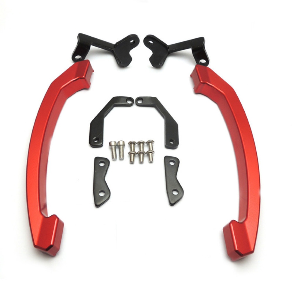 Rear Grab Bars Seat Pillion Passenger Rail Handle for Yamaha MT-07 / FZ-07 2014-2016 red - Image 3