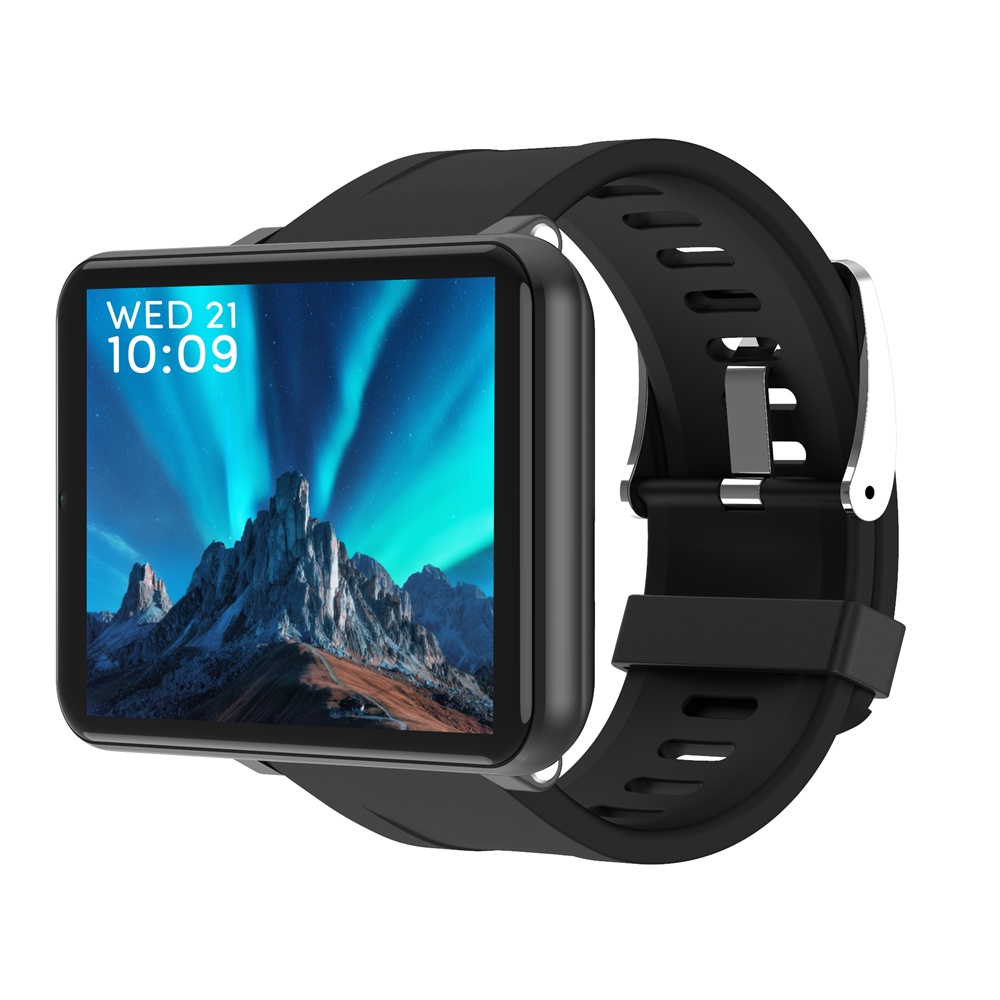 Original LEMFO LEM T 4G 2.86 Inch Screen Smart Watch Android 7.1 3GB 32GB 5MP Camera 480*640 Resolution 2700mah Battery Smartwatch black_1+1