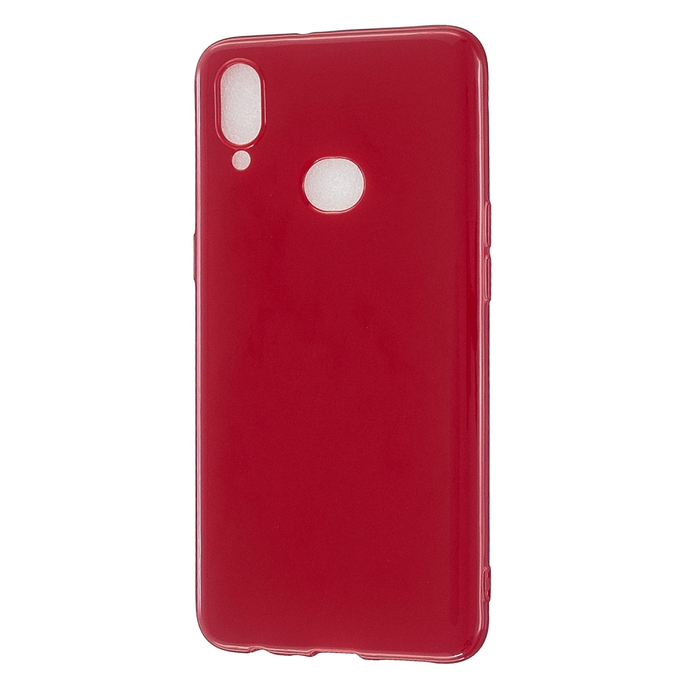 For Samsung A10S/A20S Cellphone Cover Soft TPU Phone Case Simple Profile Full Body Protection Anti-scratch Shell Rose red - Image 3