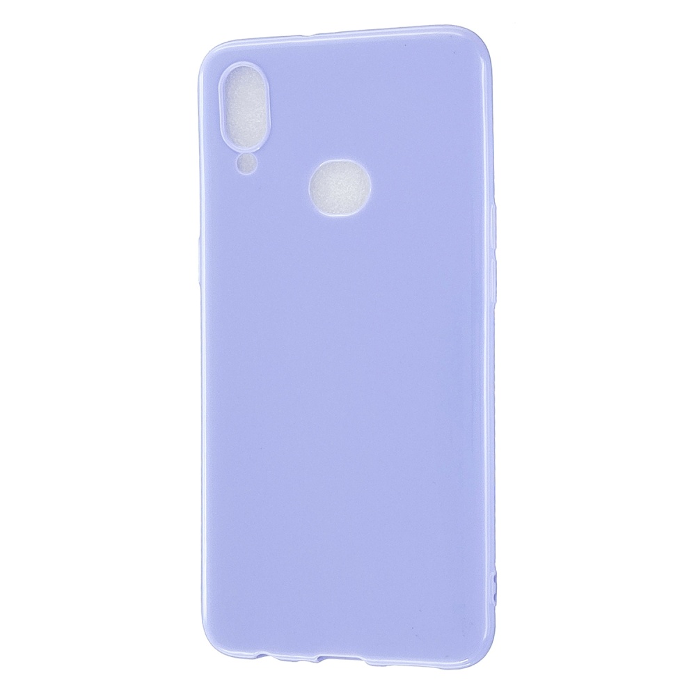 For Samsung A10S/A20S Cellphone Cover Soft TPU Phone Case Simple Profile Full Body Protection Anti-scratch Shell Taro purple - Image 3