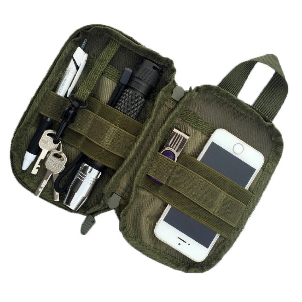 Outdoor Sports Medical Portable Pouch Arm Waist Bag Storage mud color_18*12*2 - Image 2