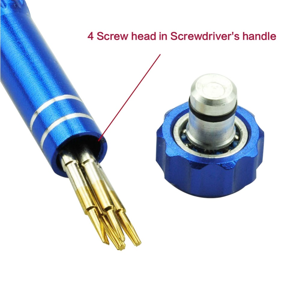 5 in 1 Alloy Magnetic Disassemble Open Repair Screwdriver Tool Set for Cell Phones Eletronic Devices - Image 3