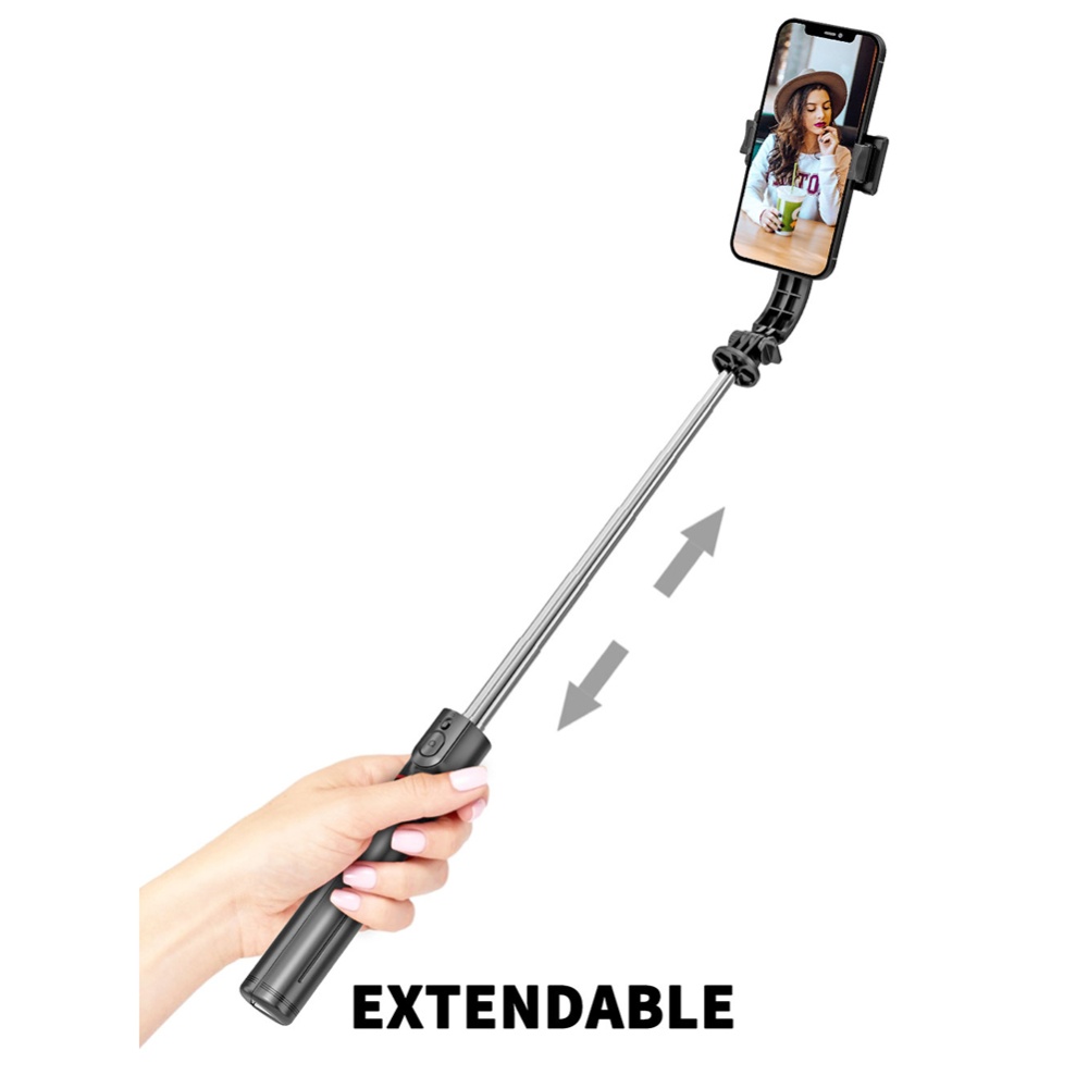 L13 Mobile Phone Selfie Stick Bracket Handheld Bluetooth-compatible Shutter Photo Tripod Integrated black Double lights + inner bracket - Image 2