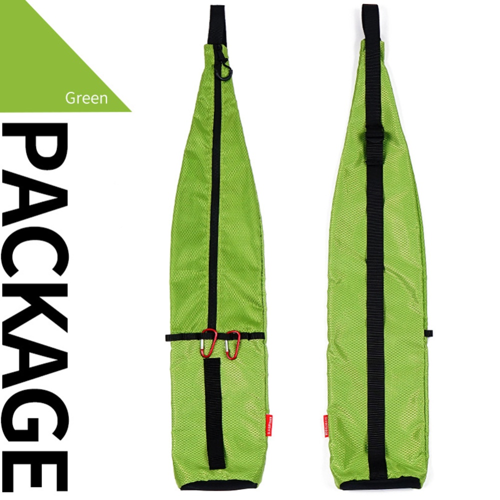 Outdoor Climbing Cane Backpack Waterproof Knapsack Portable Walking Stick Storage Bag Fishing Pole green - Image 3