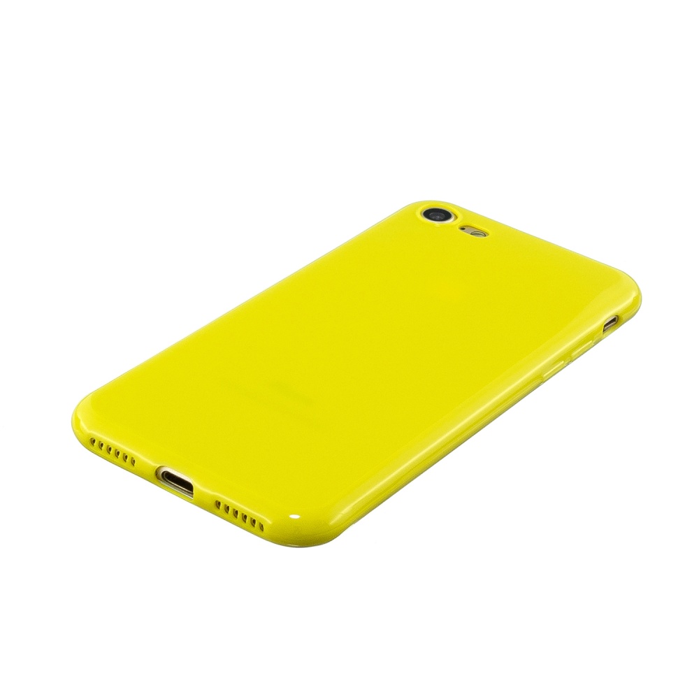 For iPhone 5/5S/SE/6/6S/6 Plus/6S Plus/7/8/7 Plus/8 Plus Cellphone Cover Soft TPU Bumper Protector Phone Shell Lemon yellow - Image 2