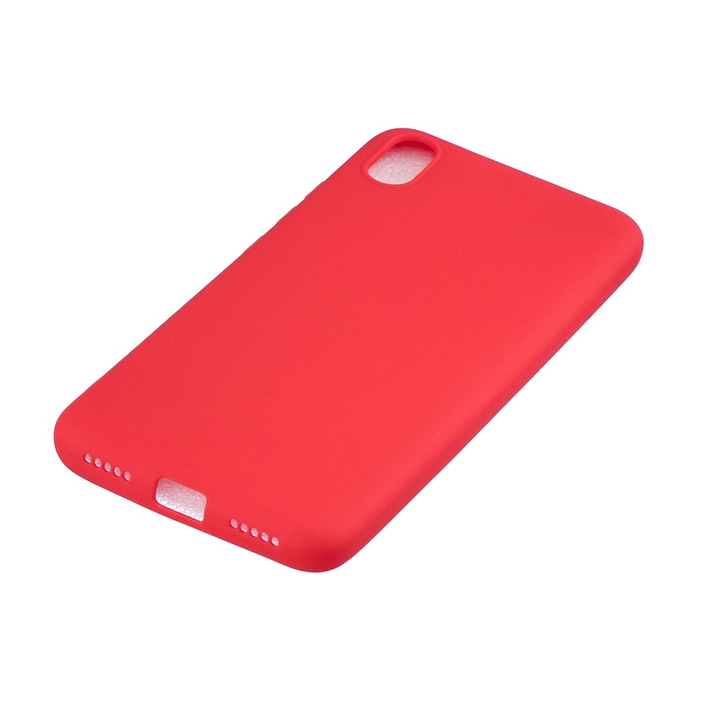 For Redmi 7A Lovely Candy Color Matte TPU Anti-scratch Non-slip Protective Cover Back Case red - Image 3