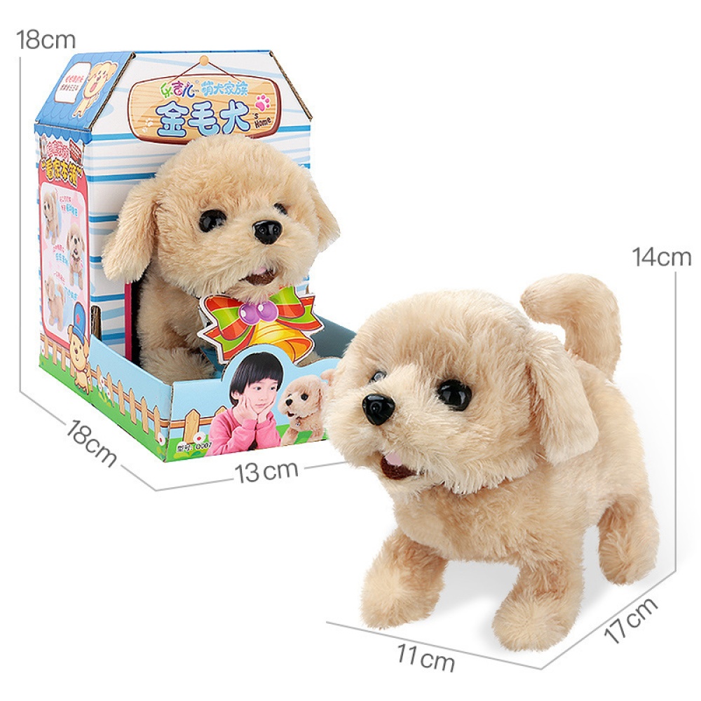 Plush Doll Toy Electric Cute Simulation Dog Walking Smart Animal For Children Poodle - Image 3