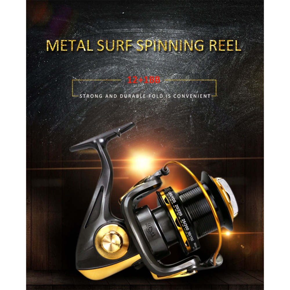 TF Large Size Fishing Reel Metal CNC Rocker Spinning For Saltwater Sea 11000 - Image 3