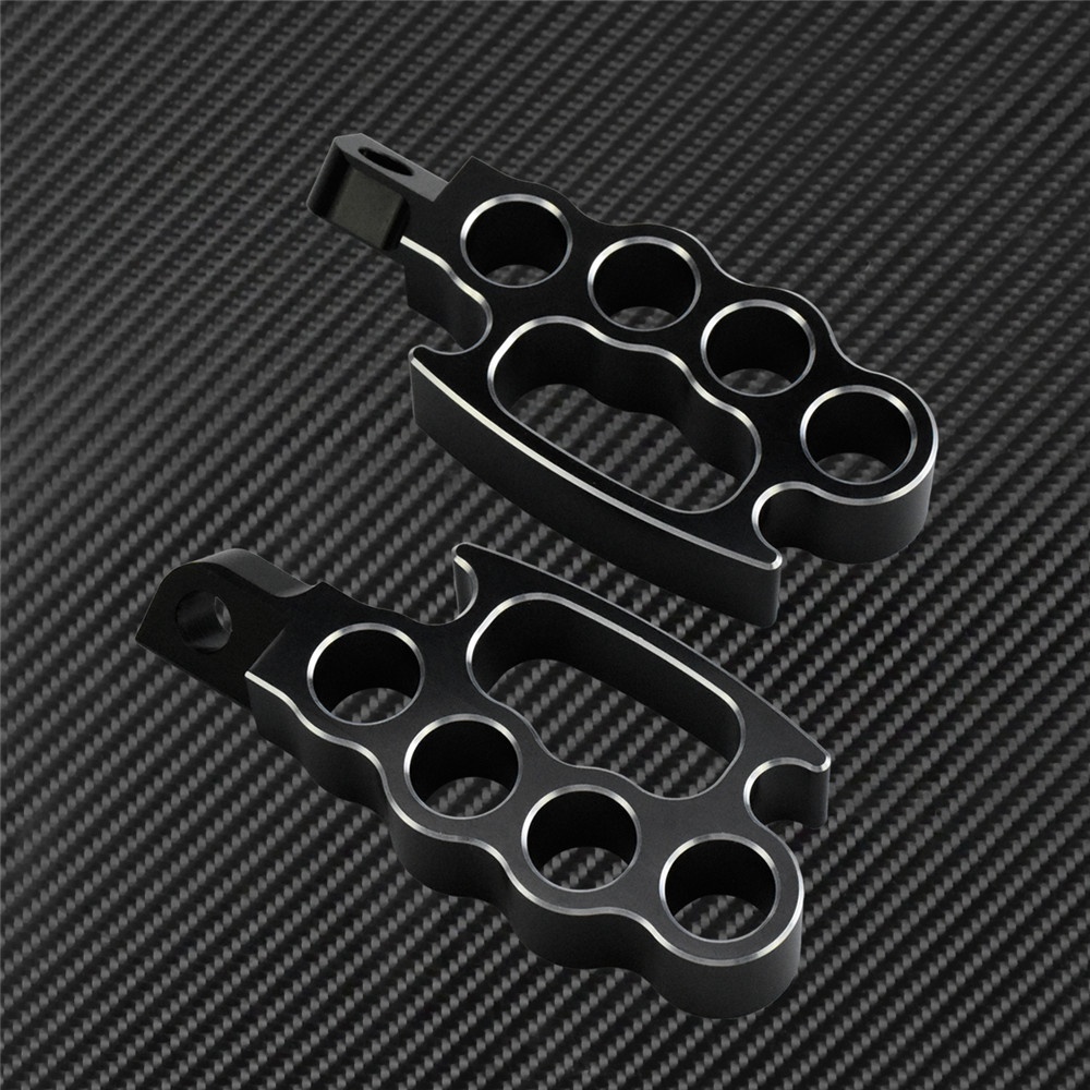 Motorcycle Flying Knuckle Footrests Control Footpegs Foot Pegs Pedal plating - Image 3