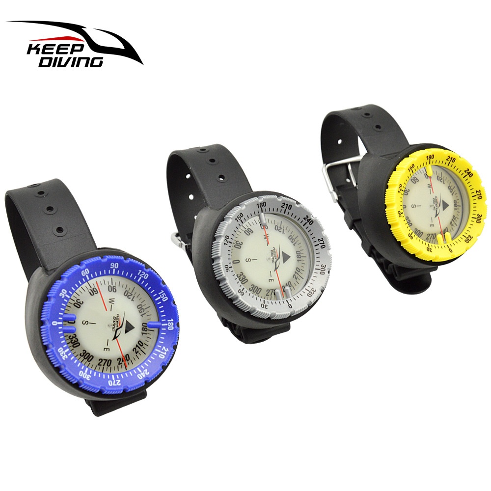 Wristwatch Design Compass Lightweight Portable Waterproof Plastic for Swimming Diving Water Sports Accessory gray - Image 3