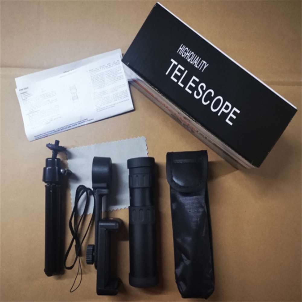 10-300 x 40 Monocular Hd Zoom Telescope Portable Telescopic Shockproof Outdoor tripod mobile clip - Image 2