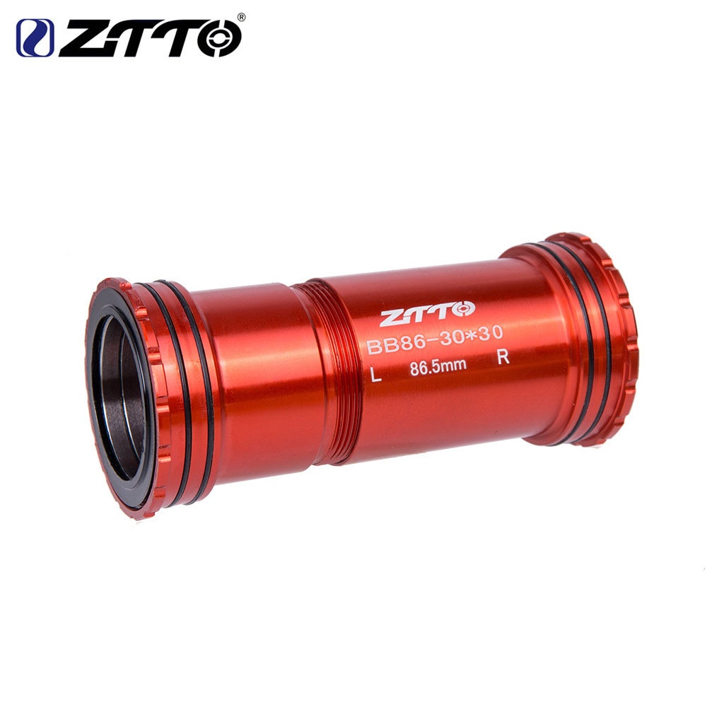 ZTTO BB86EVO Bicycle BB Middle Shaft BB30 Pair Lock Threaded Screw-in Lock-up 4 Bearing BB86*30 red bearing - Image 2