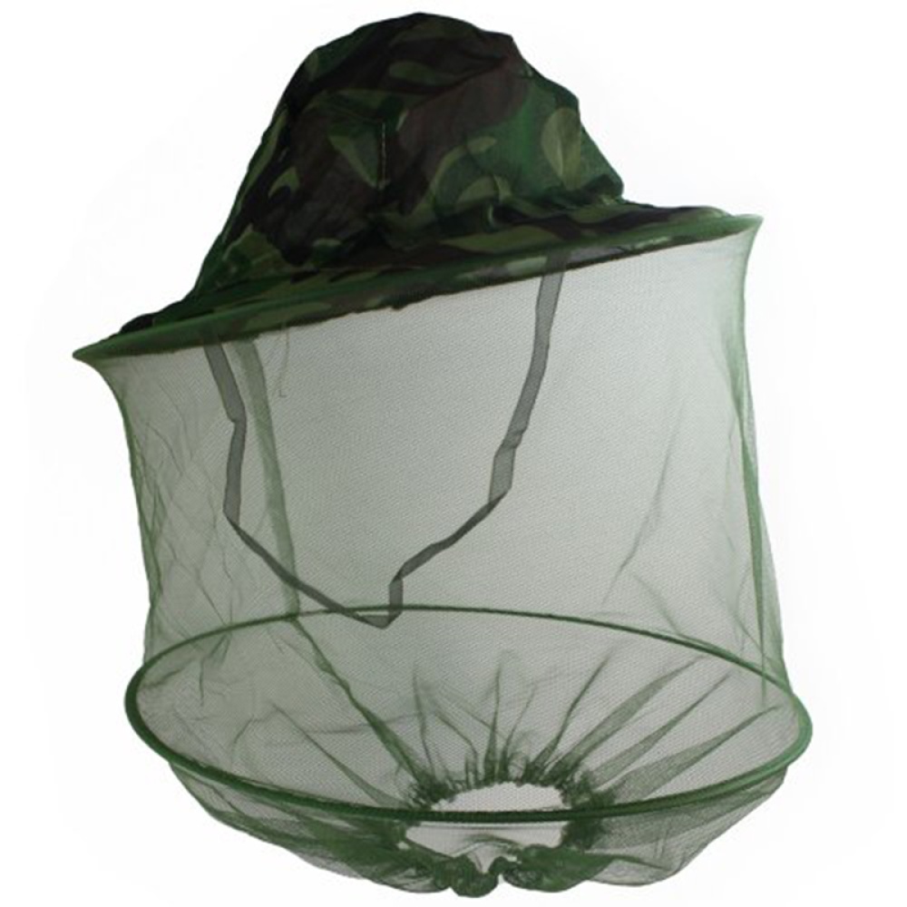 Adult Beekeeping Hat Outdoor Camouflage Bush Cap Anti-mosquito Shawl Fishing Sunscreen Net - Image 3