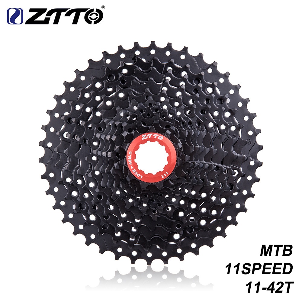 ZTTO 11 Speed 11-42T MTB Mountain Bike 11s Cassette Freewheel Bicycle Parts 11-speed 42T full gold - Image 3