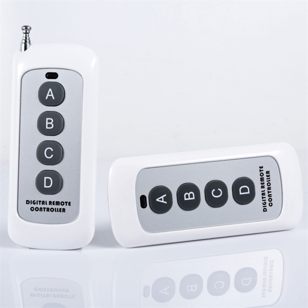 433mhz Remote Control Duplicator 500m 4 Button Transmitter Copy Fixed Learning Rolling Code For Garage Door white four keys - Image 2