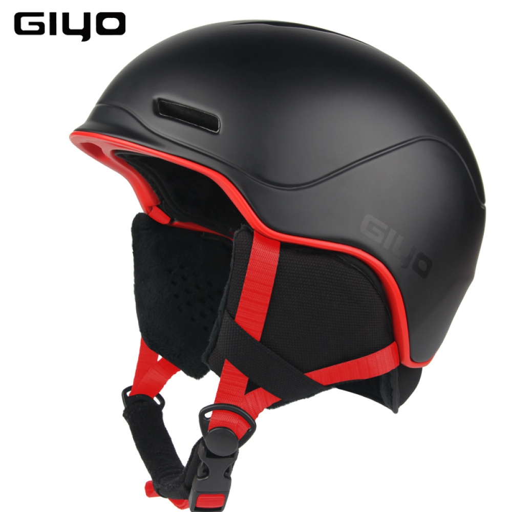 GIYO Safety Winter Outdoor Sports Warm Snowboard Ski Helmets Light Integrally-molded Skate Helmet black_One size - Image 2