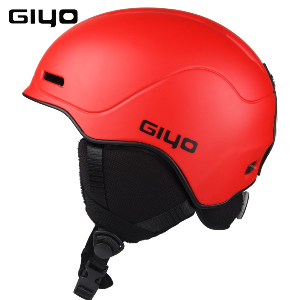 GIYO Safety Winter Outdoor Sports Warm Snowboard Ski Helmets Light Integrally-molded Skate Helmet black_One size - Image 3