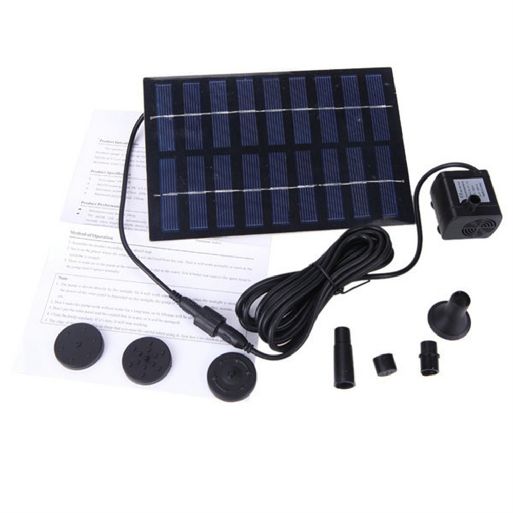 9v 1.8w Solar Water Fountain Pump Waterproof Micro Brushless Dc For Outdoor Garden Pond Pool GY-D-0018 - Image 3