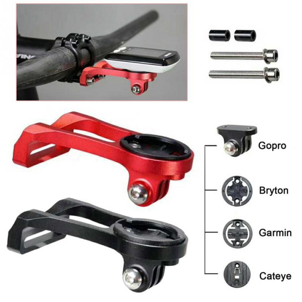 Bicycle Speed Meter Bracket Aluminium Alloy Expand black - Image 3