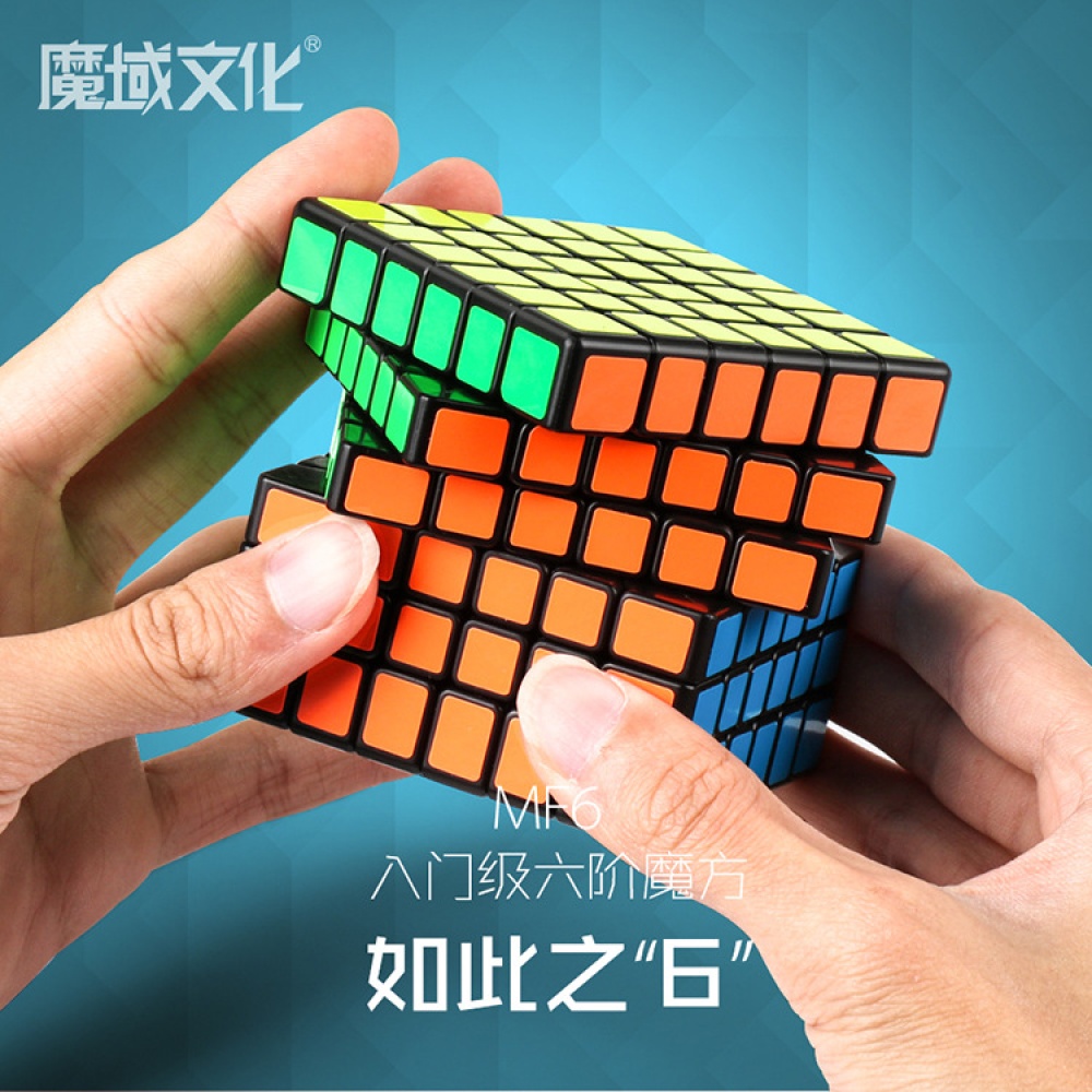 Portable 6x6 Magic Puzzle Cube High Speed Smart Intellectual Development Toys black - Image 3