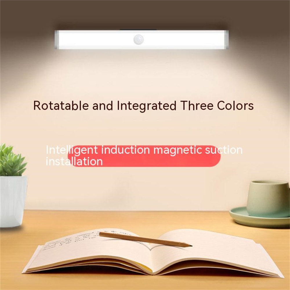 Led Intelligent Human Body Sensor Lamp With Strong Magnetic 120 Degree Dimming Usb Charging Night Light 150mm sensor light - Image 3