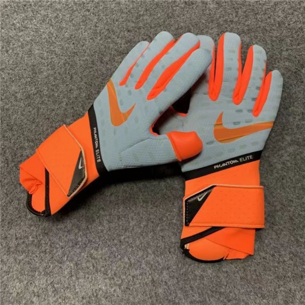 Latex Goalkeeper Gloves Breathable Wear Resistant for Football Training Competition Grey - Image 2