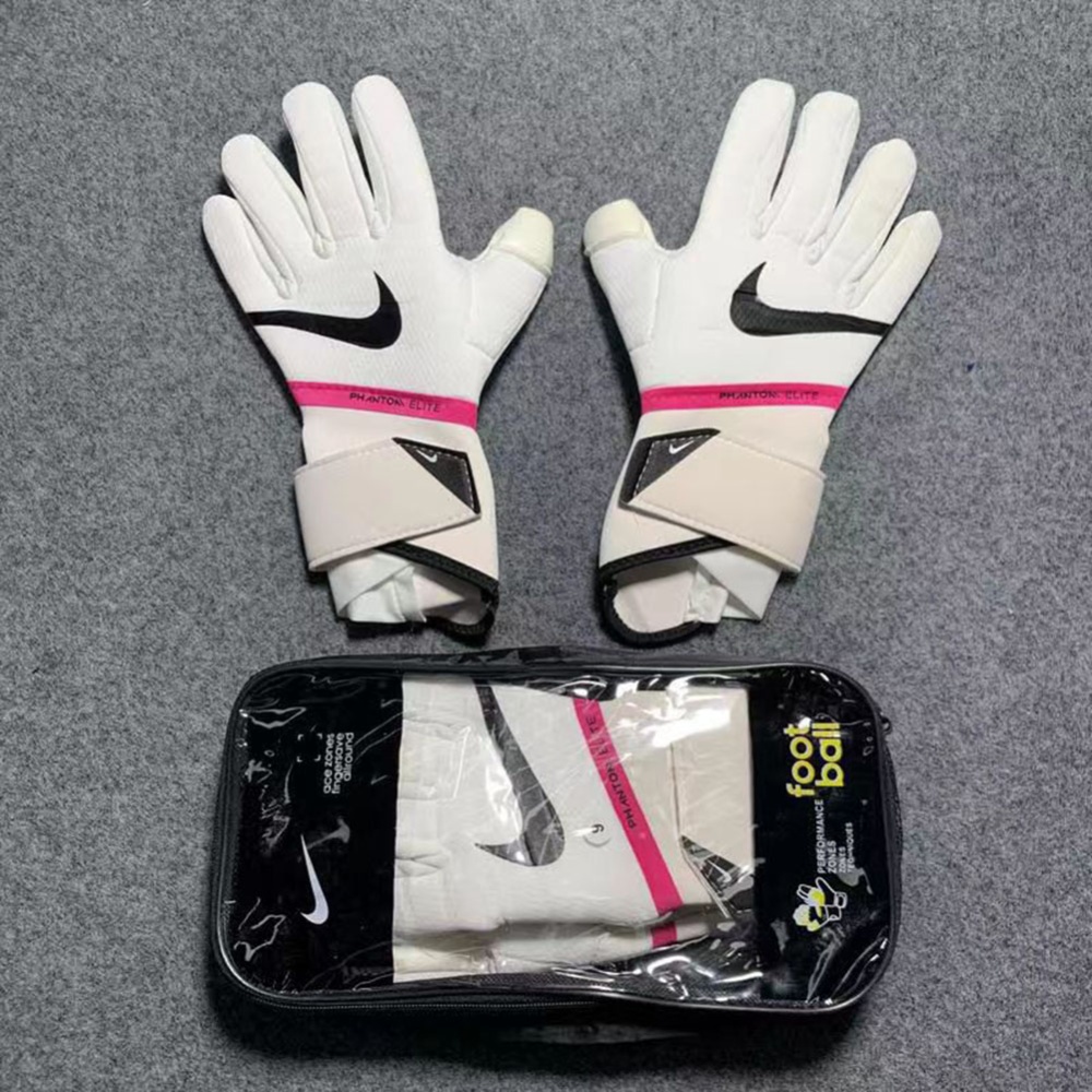 Latex Goalkeeper Gloves Breathable Wear Resistant for Football Training Competition Grey - Image 3