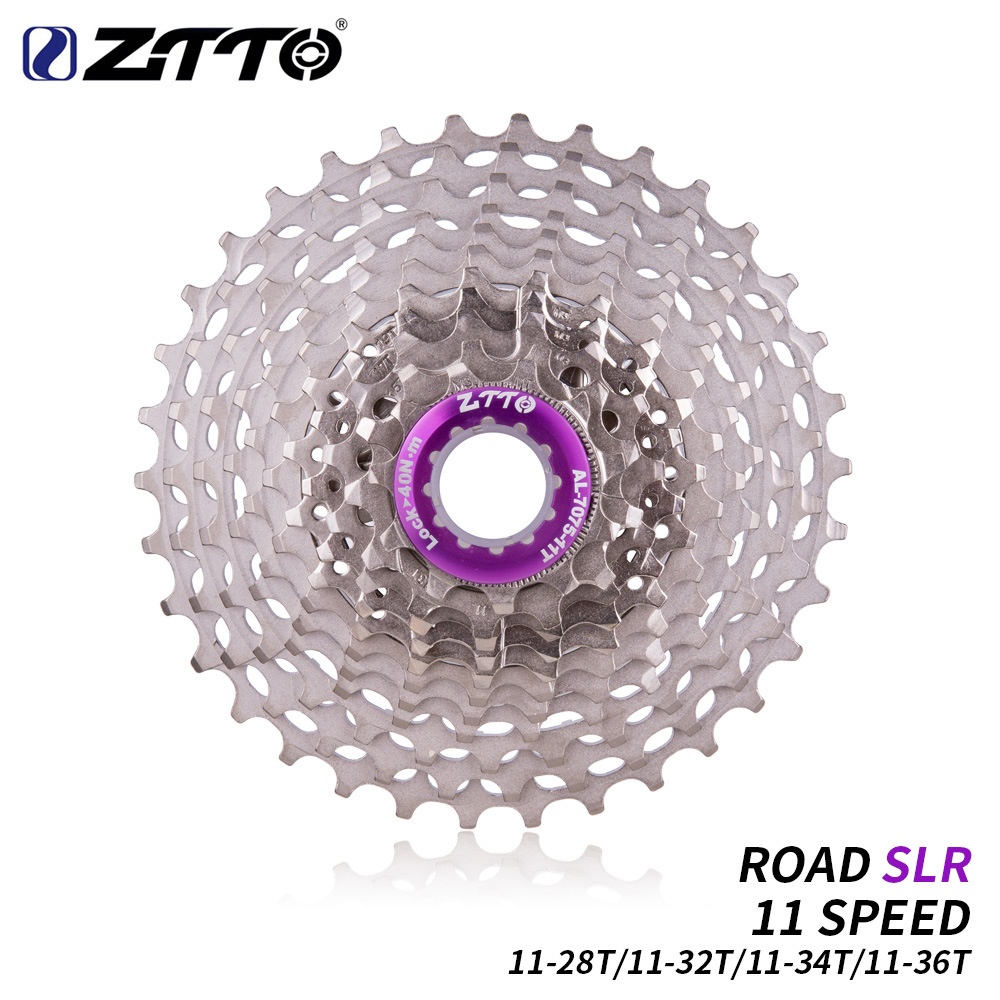 ZTTO CNC Road Bike 11 Speed 11-11-28T / 32T 34T 36T Bicycle Cassette Flywheel Ultralight Freewheel 11-speed 11-36T - Image 2