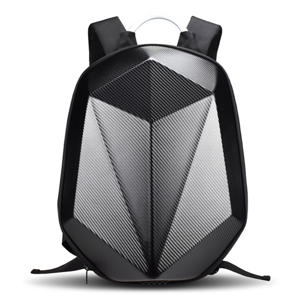 Motorcycle Hard Case Bag Cycling Backpack Racing Waterproof Luggage Bags Carbon fiber texture black_52*40*17CM - Image 3