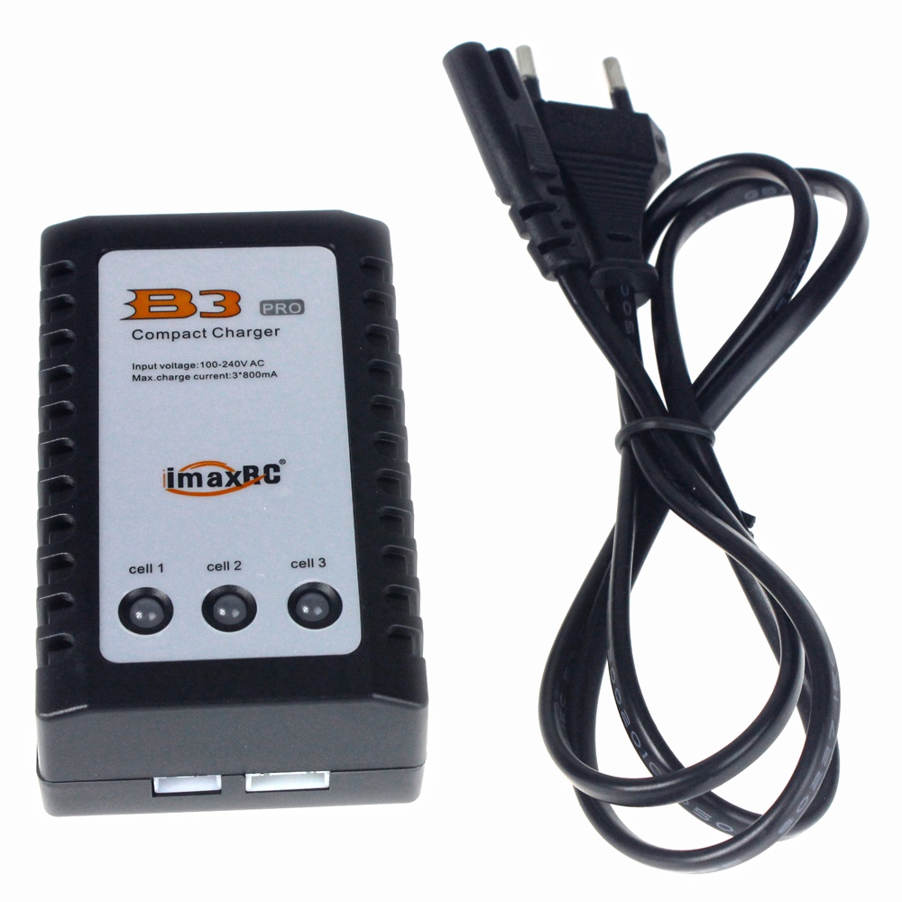 RC B3 Pro Compact Balance Charger for 2S 3S 7.4V 11.1V Lithium LiPo Battery EU plug - Image 3