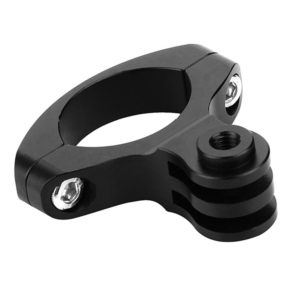 PULUZ O Shape Cycling Bike Mount Bicycle Clip Holder Action Camera Handlebar Clamp for GoPro HERO5 /4 /3+ /3 /2 /1 red - Image 3