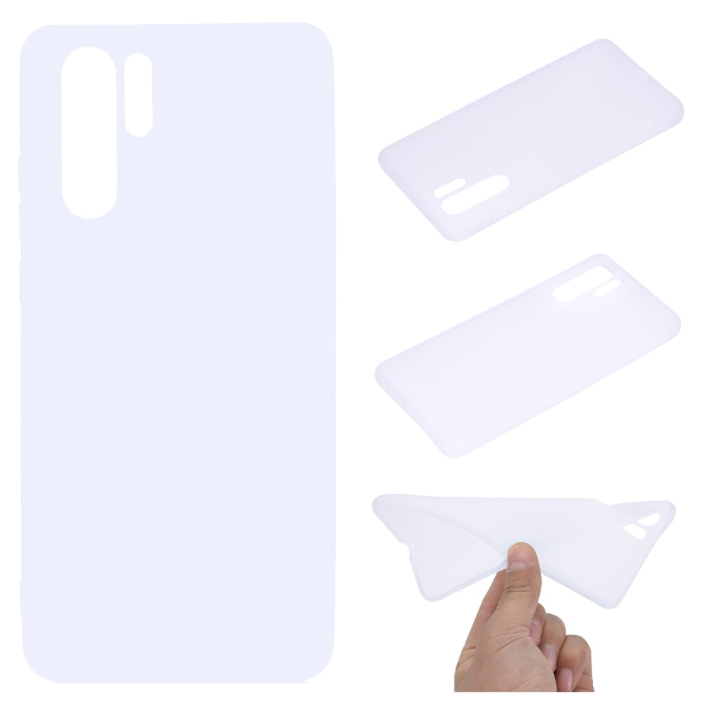 HUAWEI P30 pro Lovely Candy Color Matte TPU Anti-scratch Non-slip Protective Cover Back Case white - Image 3