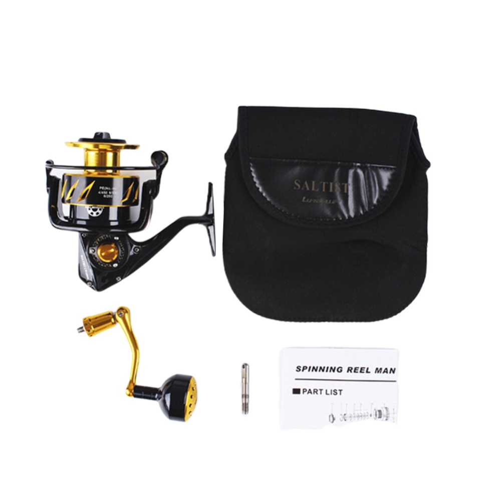 Lurekiller Saltist CW3000- CW10000 Spinning Jigging Reel 10BB Alloy 35kgs Drag Power CW3000 (double line cup) - Image 3