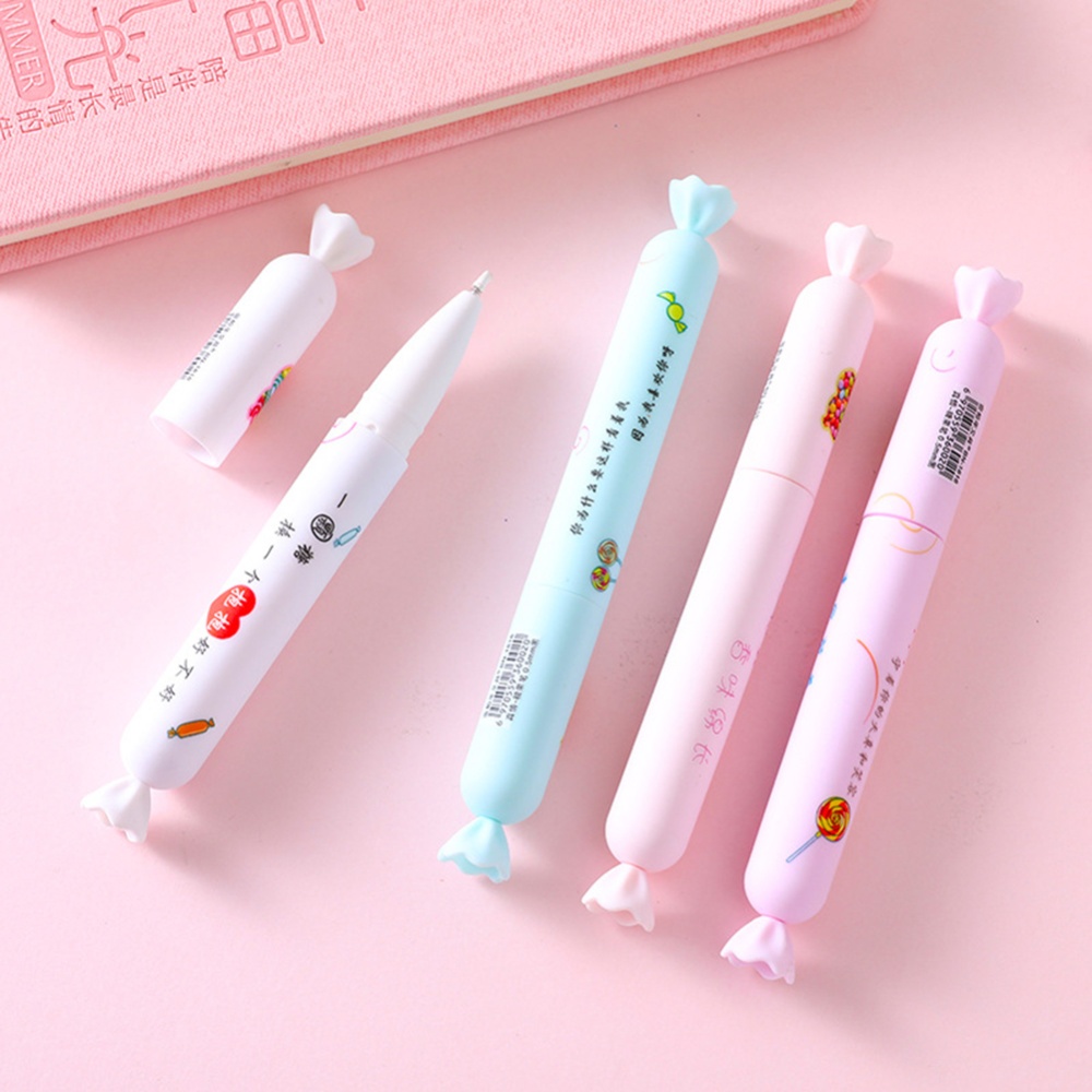 Cute Candy Colors Sausage Modeling Gel Pen Girl Kawaii Student School Stationery 0.5mm - Image 3