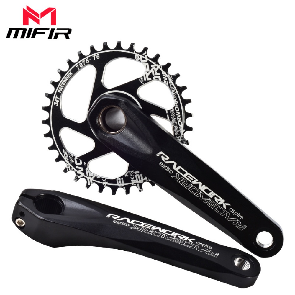 RACEWORK XX1 GXP X11 Speed Aluminum Alloy Disk Crank Containing Mid-Axis Integrated Lock with center shaft + disk_Free size - Image 2