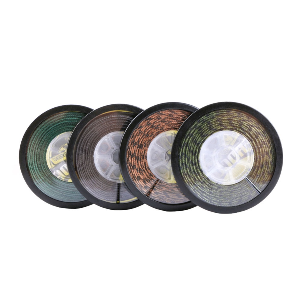 Lead Core Carp Fishing Line 10 Meters for Rig Making Sinking Braided Camouflage green_25LB - Image 2