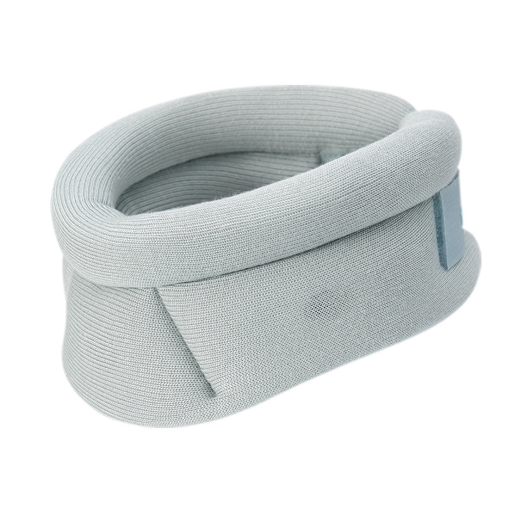 High Elastic Sponge Neck Stretcher 360 Degree Portable Breathable Massager Gray Single Layer - Image 3