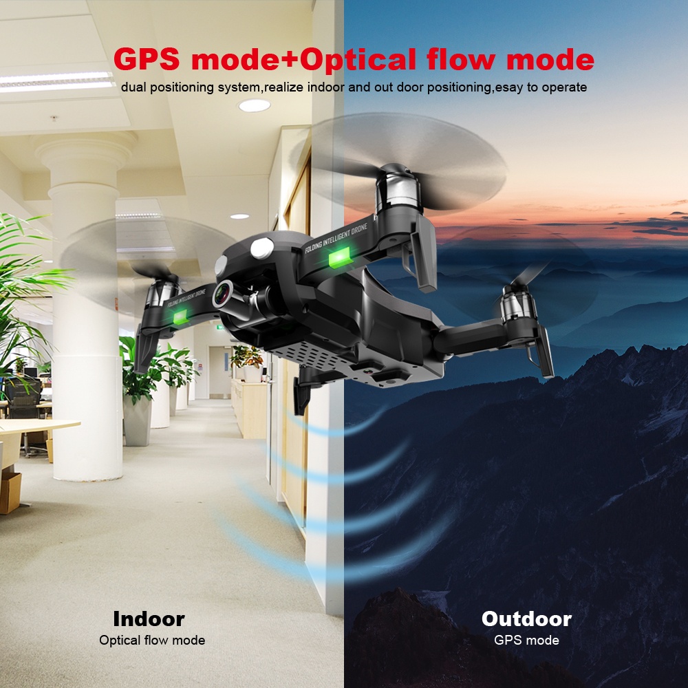 F8 GPS Drone With 4K HD Camera Two-Axis Anti-Shake Self-Stabilizing Gimbal RC WIFI FPV Foldable Quadcopter Brushless 1 battery - Image 3