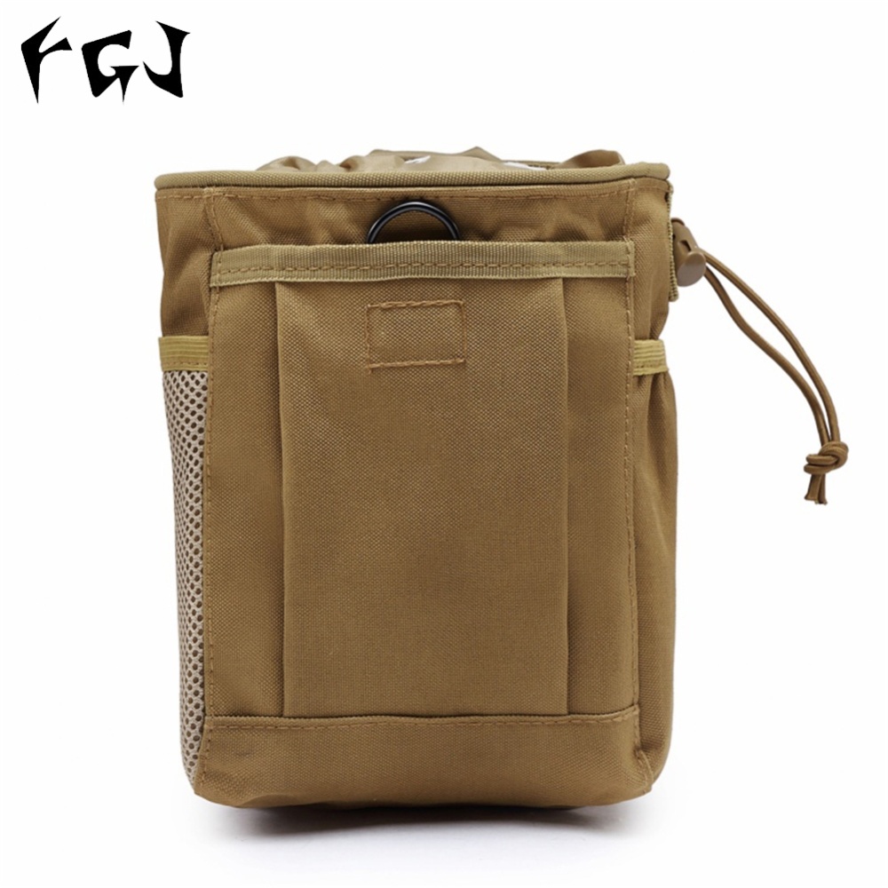 FGJ Molle Small Recycling Storage Bag Outdoor Multifunctional Package black_16cm*8cm*20cm - Image 3