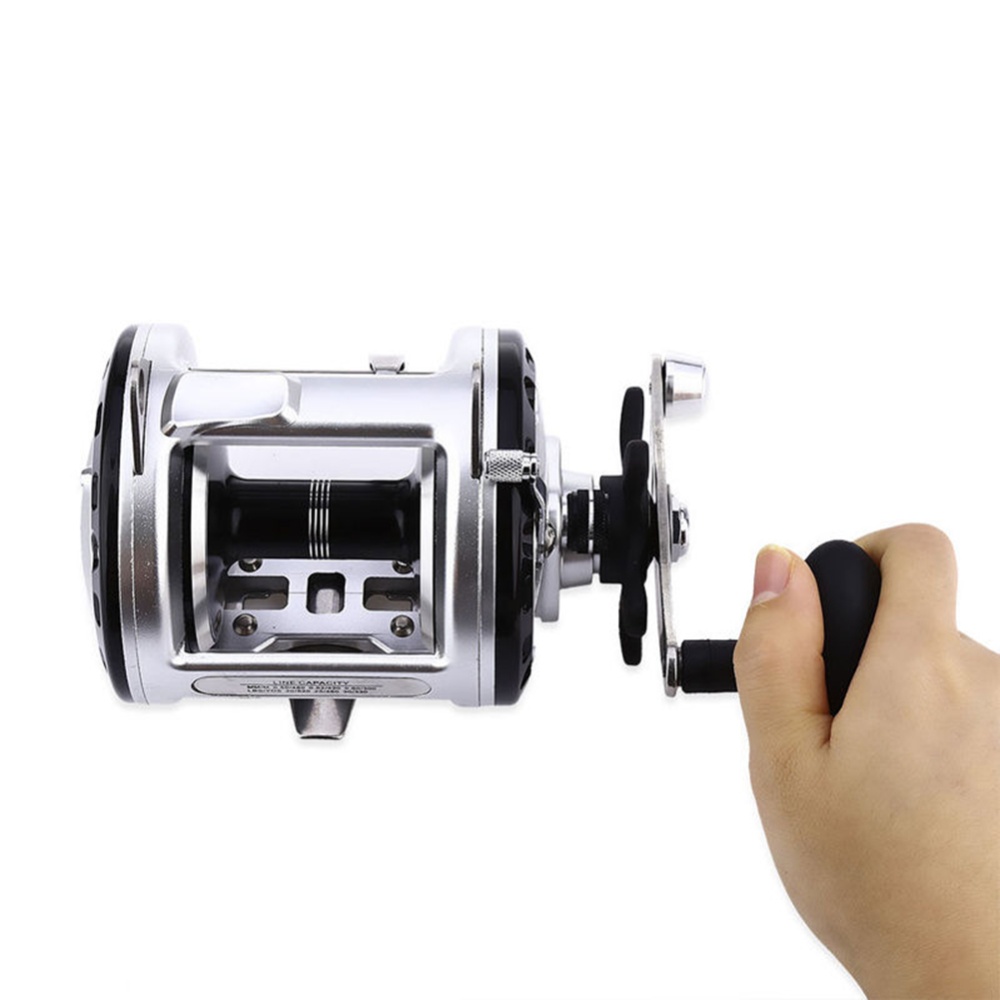 Right-handed Strong Metal 12+1BB Ball Bearings Drum Fishing Reel Bait Casting Wear-resisting Boat/Beach/Ocean Wheel Model 300 - Image 2