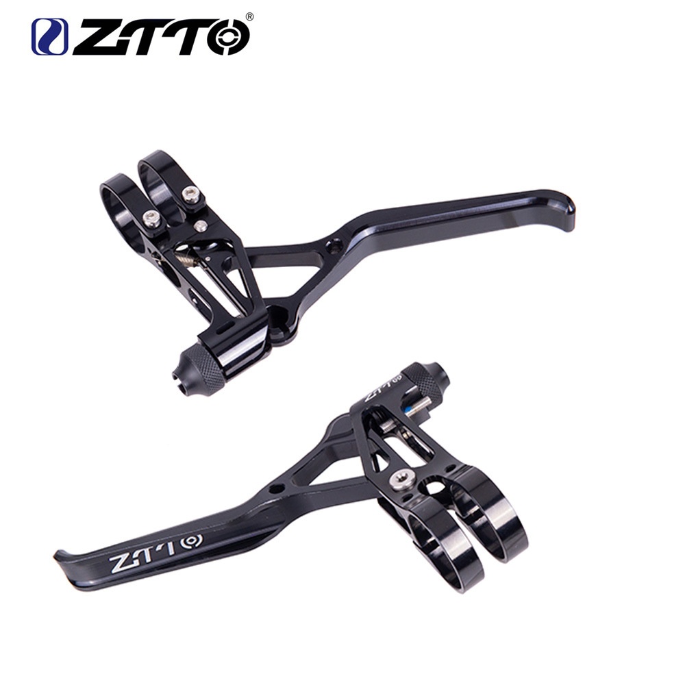 ZTTO Bicycle Folding Wheel Road Handbrake Handle V Brake Ultra-light Hollow CNC Accessories short arm brake red - Image 3